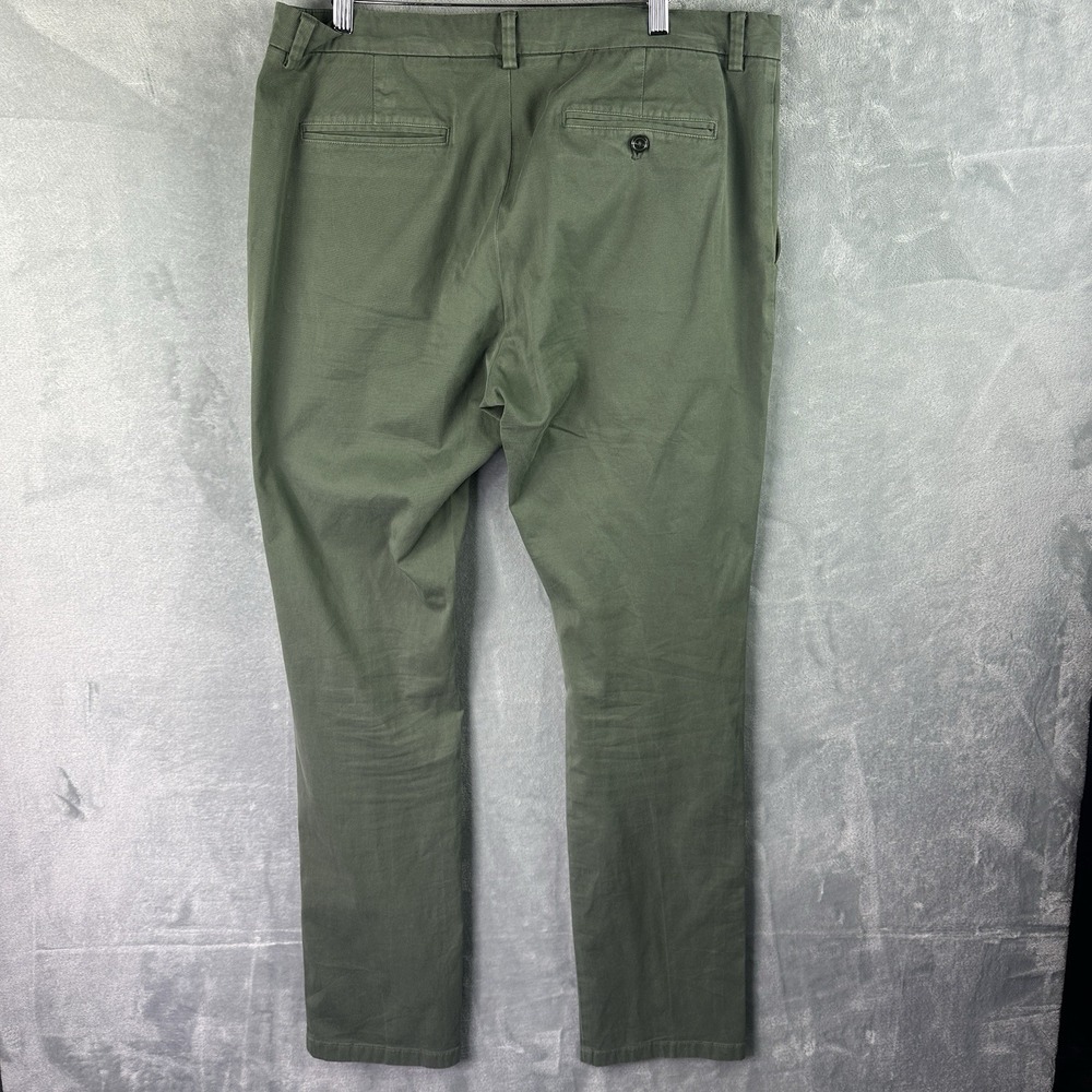 Vineyard Vines Slim Pants Men's 36x34 Olive Green Stretch Chino Casual - Picture 6 of 10